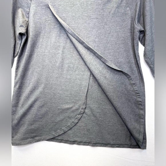 Adidas University of Kansas Jayhawks split back long sleeve T shirt women’s sz L - Picture 7 of 7